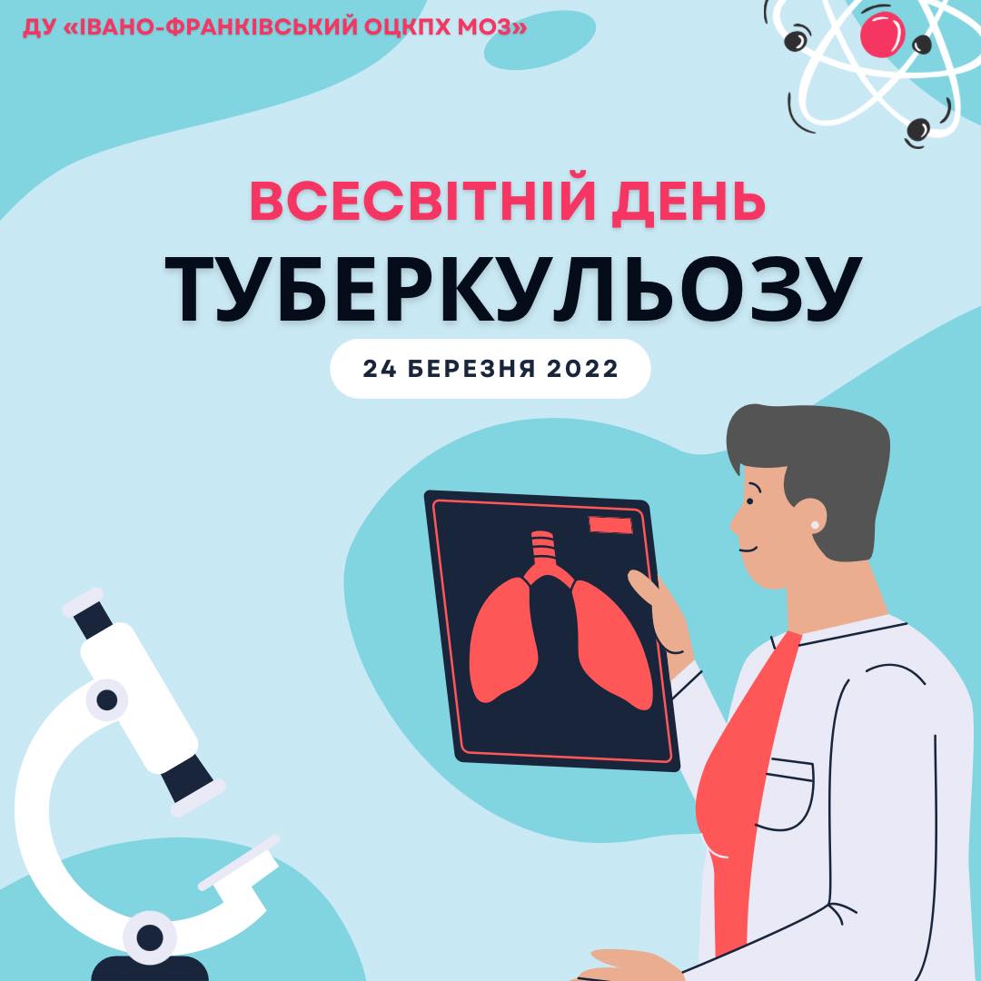 24 березня — Всесвітній день боротьби із туберкульозом